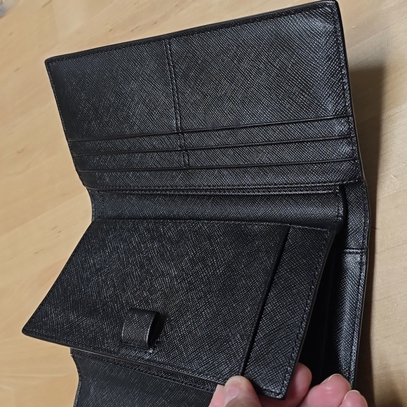 {Coach} Park Leather Turn lock Slim Envelope Wallet & Checkbook Holder - Picture 11 of 13